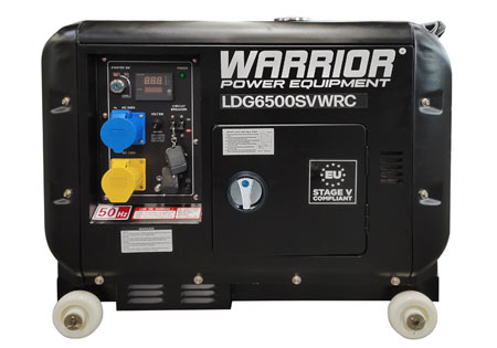 Warrior 5500 Watts Diesel Generator - Wireless Remote